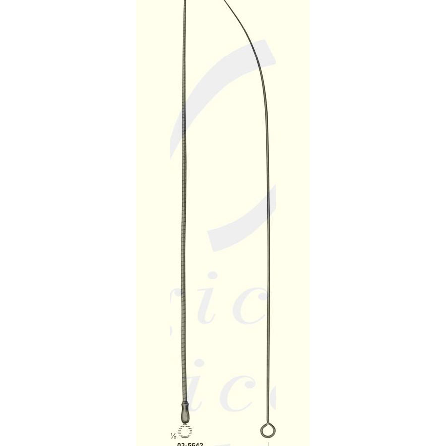 Ochsner (Fenger) Gall Stone Probe, Flexible, 15" (38.0 Cm)